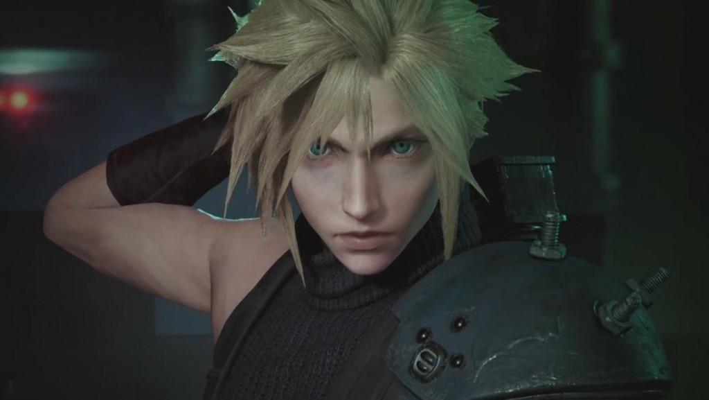 Tampilan Cloud Final Fantasy VII Remake dari Trailer resminya.