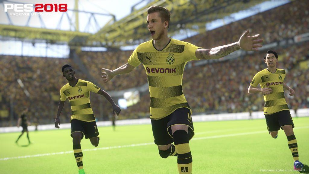 PES 2018 Borussia Dortmund Dembele Reus Kagawa