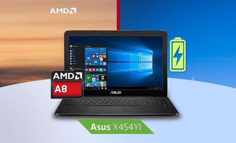 Asus X454YI Notebook Harga Terjangkau dengan AMD APU Hemat Daya