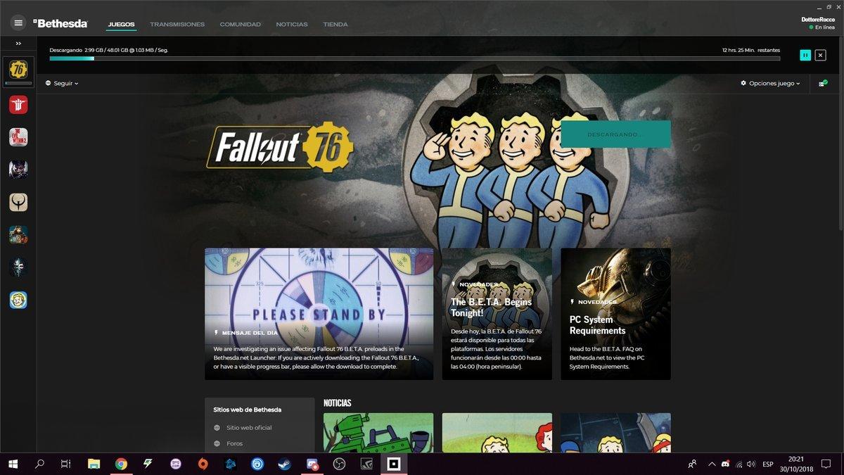 fallout 76 download bug