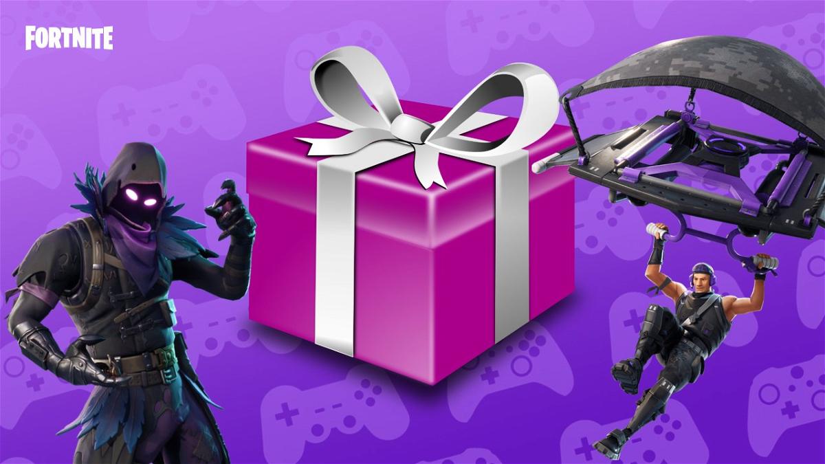 fortnite gift giving feature