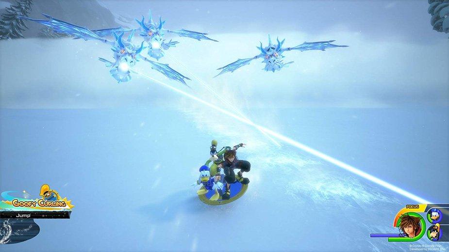 Kingdom Hearts 3 Goofy Curling