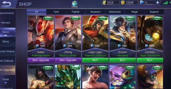 Mobile Legends Hadirkan Update terbaru, Kini Skin Mahal Bisa didapatkan