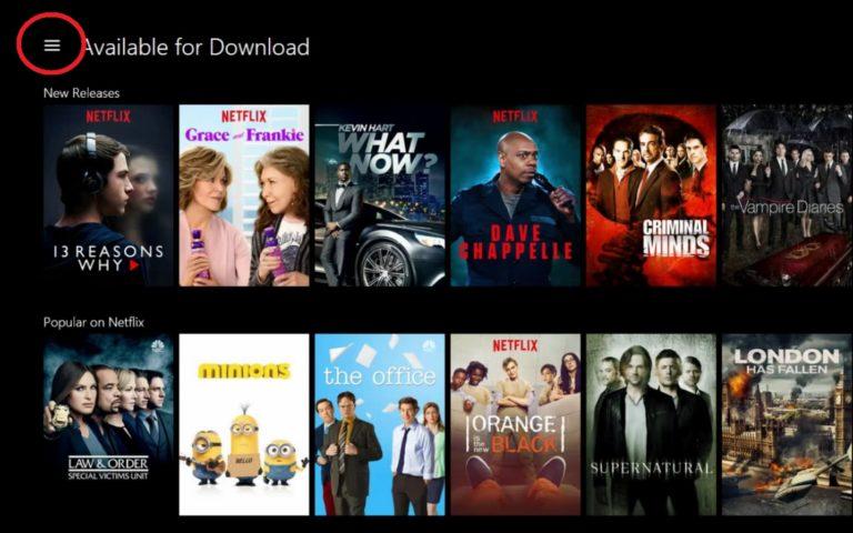 netflix download says waiting for connectivity