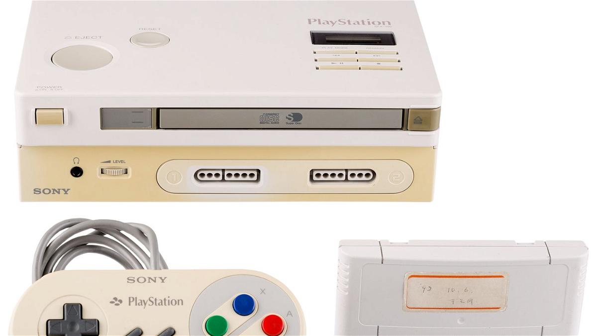 01 Nintendo Play Station Prototype Sony and Nintendo c. 1990s