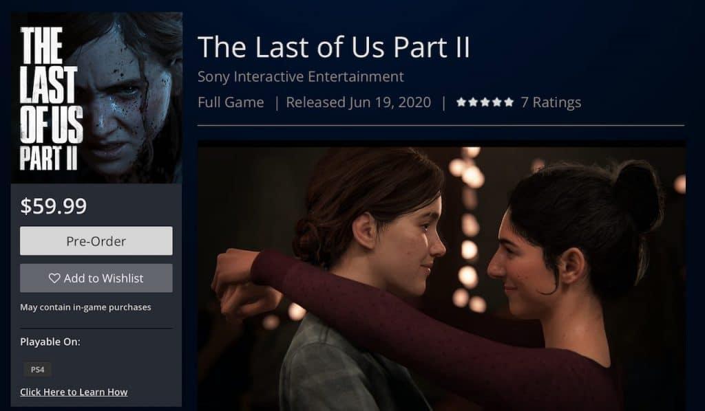 The Last of Us Part II PlayStation Store 1024x598 1