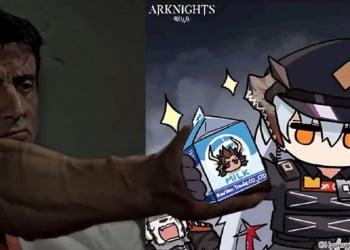 Arknights Kotak Susu Meme