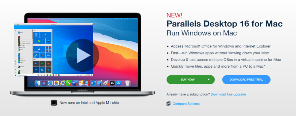 mac parallels windows 11