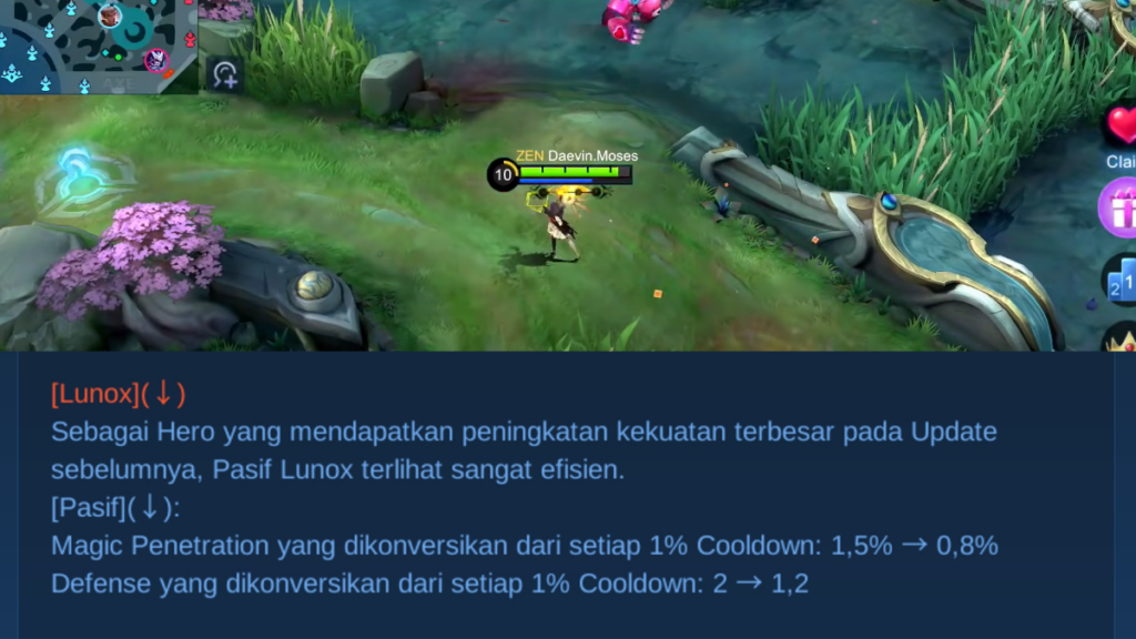 Nerf Lunox Mobile Legends Patch Note 1.5.97