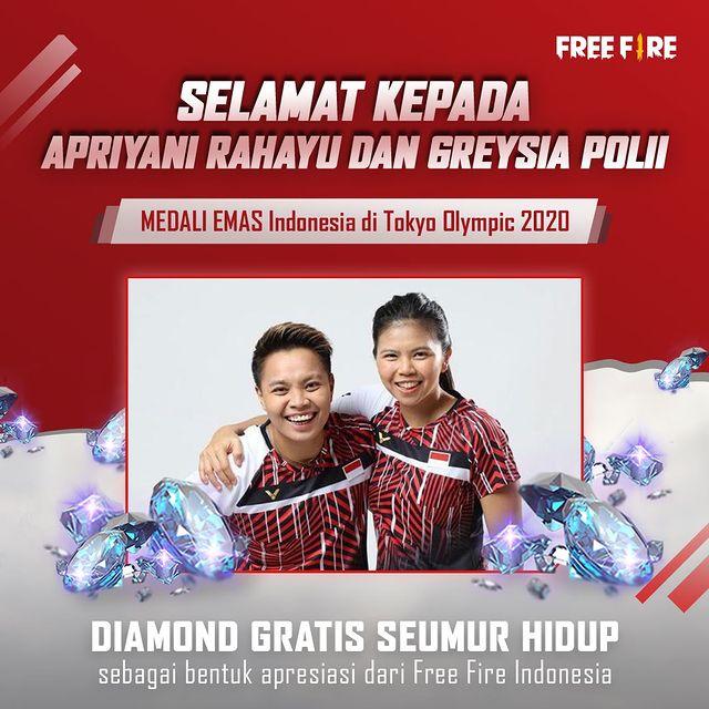 Garena Berikan Diamond Free Fire Gratis Seumur Hidup untuk ...