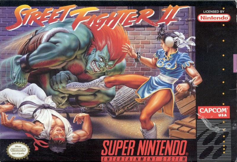 Street Fighter Ii Poster Western