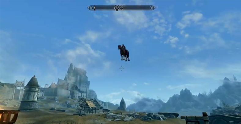 Gamer Temukan Kuda Terbang Di Skyrim 1