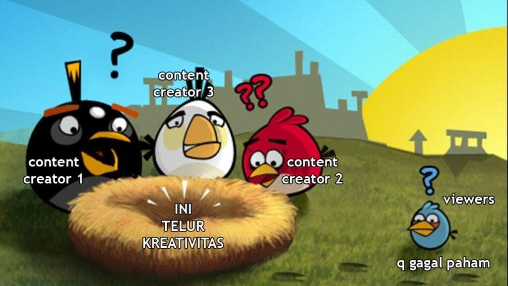 Angry Bird Telur Kreativitas Yt 2