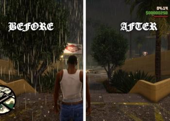 Rain Before After