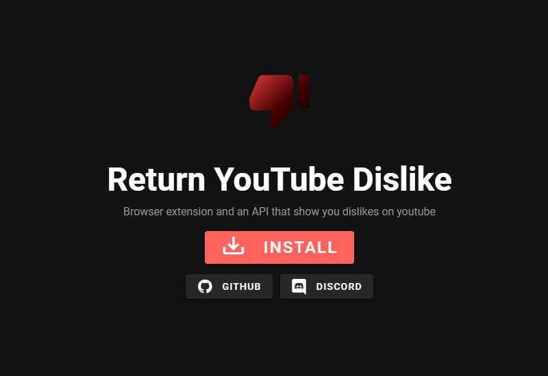 Kembalikan Dislike Youtube