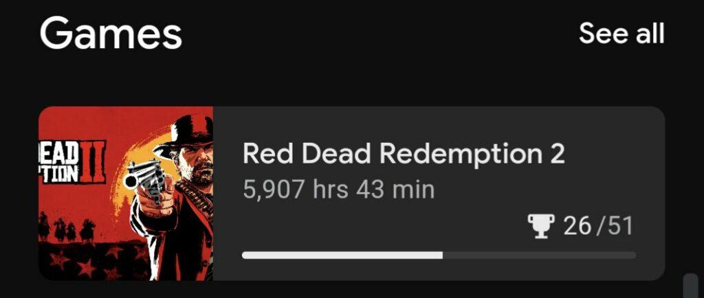 Player Red Dead Redemption 2 Stadia