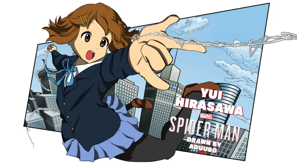 Mod Marvel's Spider Man Wibu Yui Hirasawa K-On
