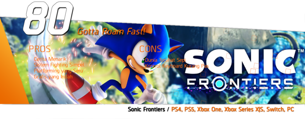 Skor Review Sonic Frontiers