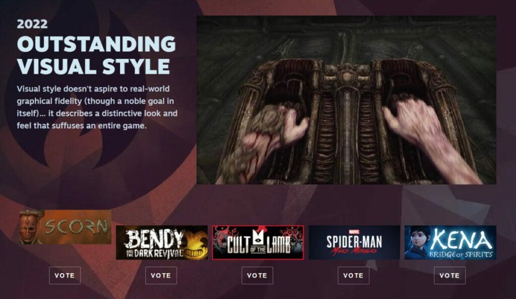 Nominasi The Steam Awards 2022 Outstanding Visual Style