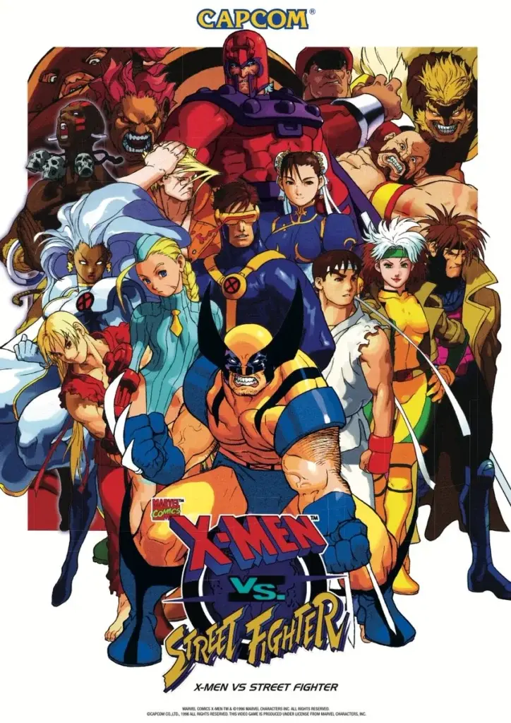 X Men Vs. Street Fighter