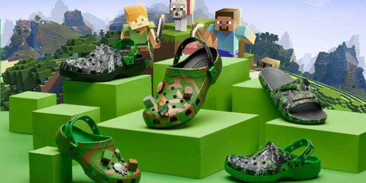 Minecraft X Sendal Crocs