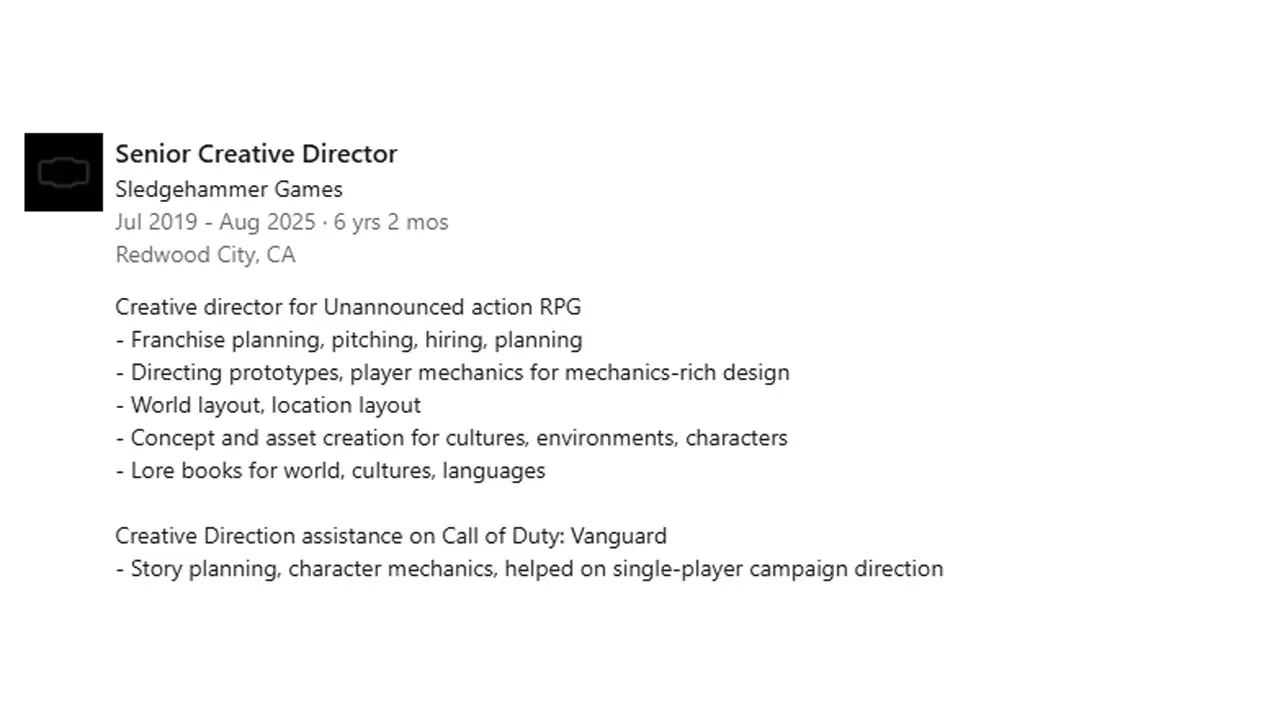 Jabatan Selama di Studio