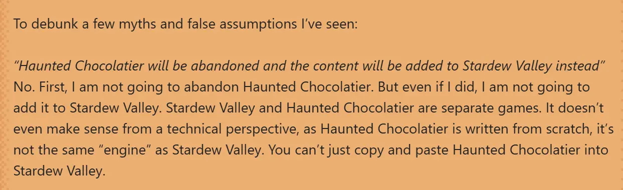 Haunted Chocolatier Masih Digarap