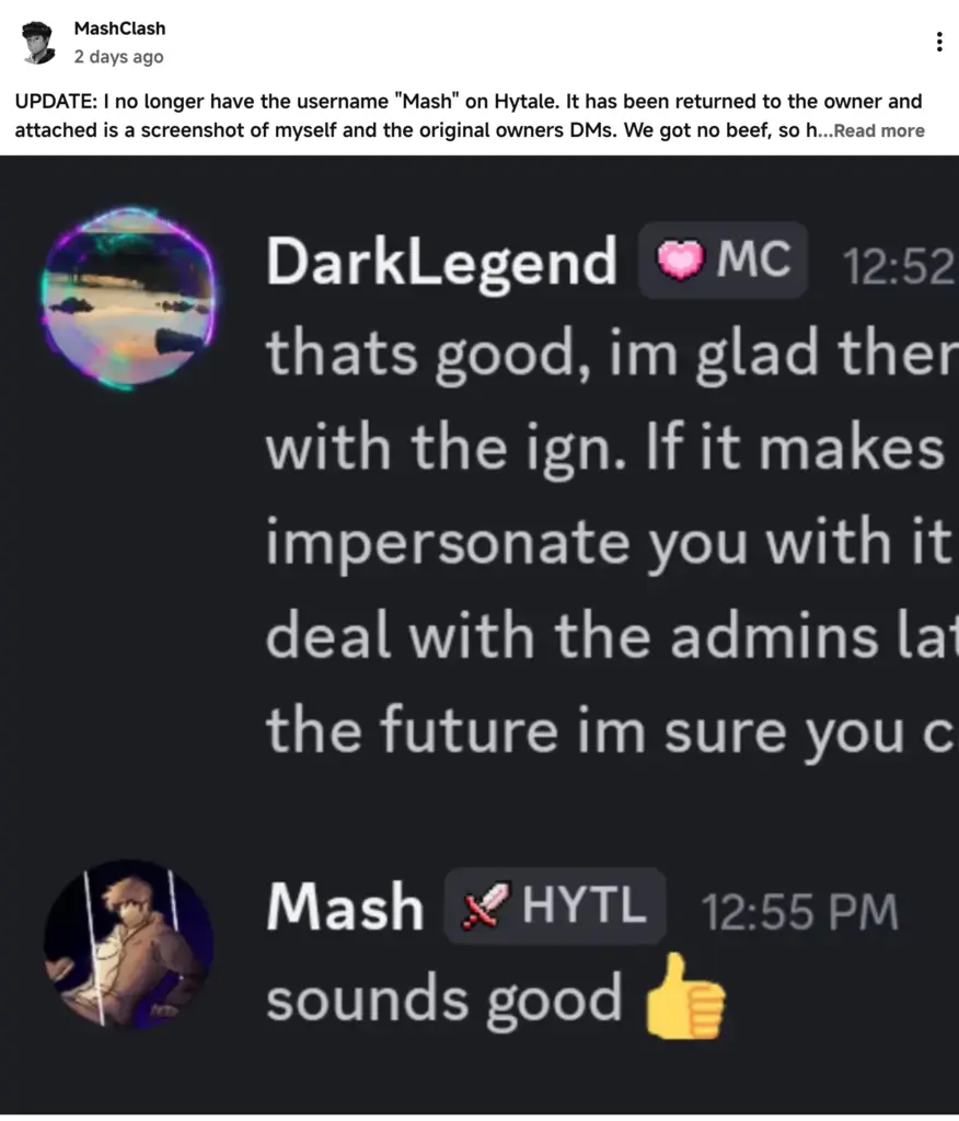 Tim Hytale Diduga Beri Username Unik Pemain ke Content Creator