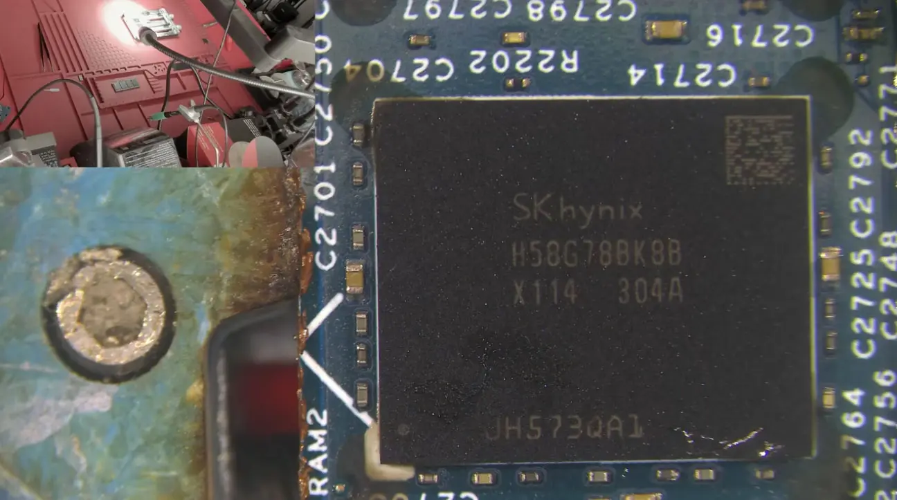 Proses Reballing Memori Xbox Ally X 2026