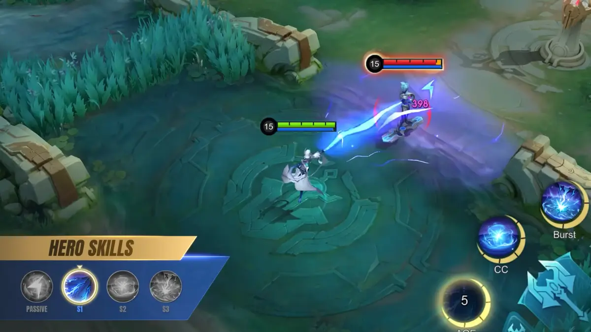 Skill 1 – Forked Lightning