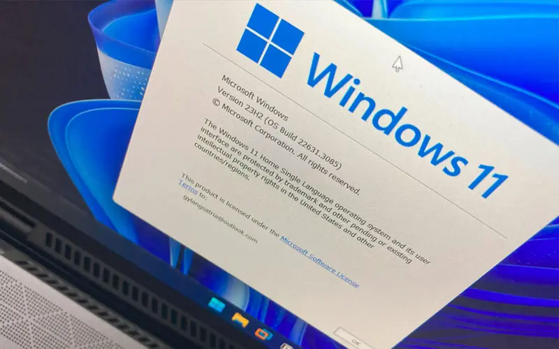 Tampilan OS Windows 11 2026